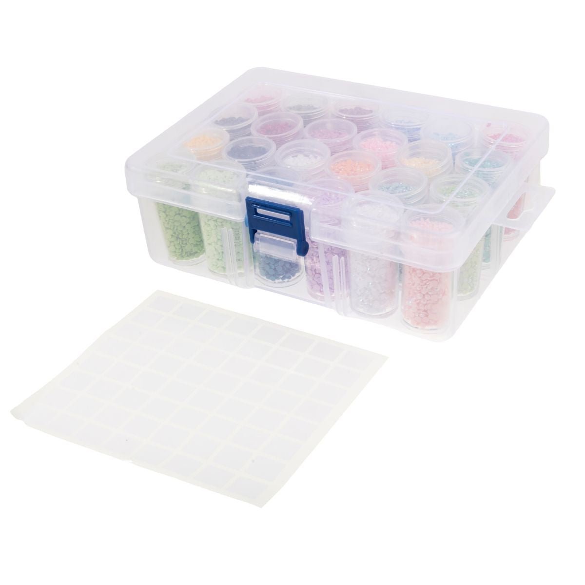 Transparent diamond painting storage box