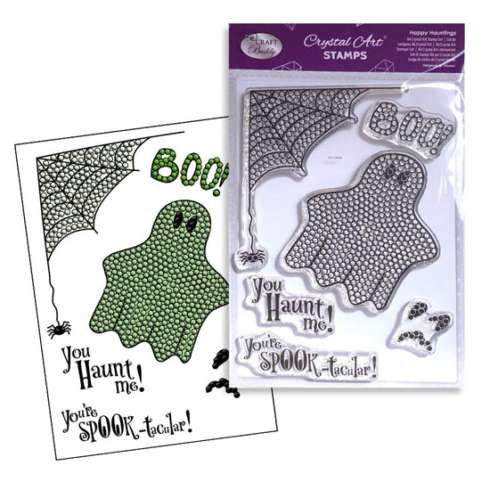 Happy Hauntings - Crystal Art A6 Stamp Set