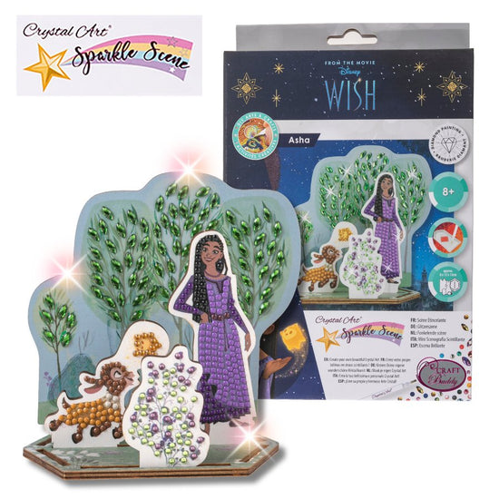 "Wish" Crystal Art Sparkle Scene