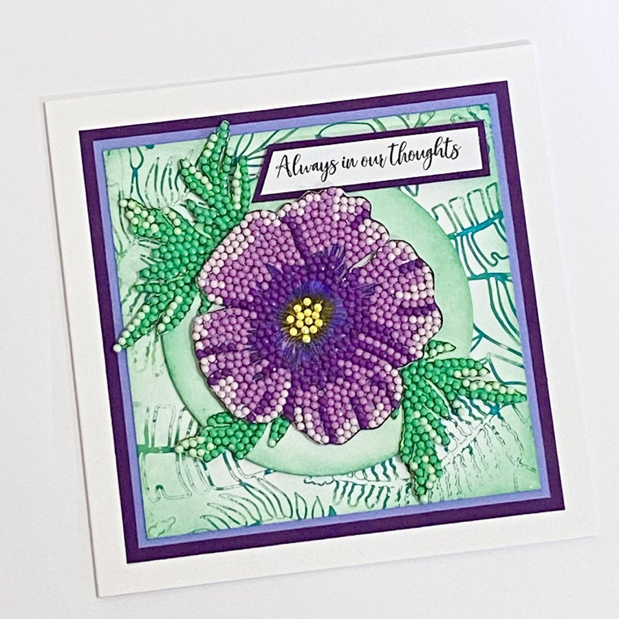 "Poppy Promises" Crystal Art A6 Stamp Set