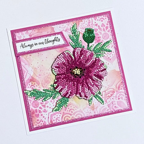 "Poppy Promises" Crystal Art A6 Stamp Set