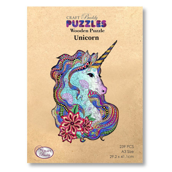 "Unicorn" Wooden Puzzle A3