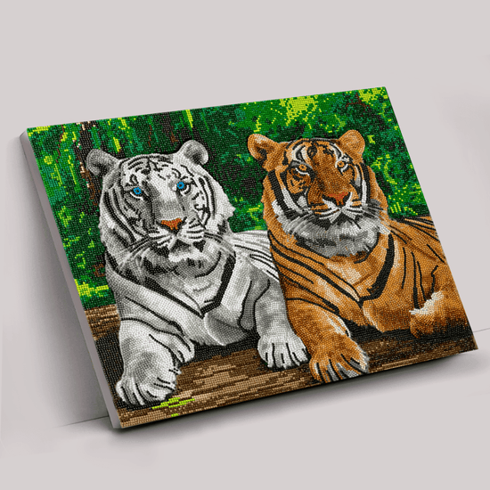 "Tigers" Crystal Art Kit 40x50cm