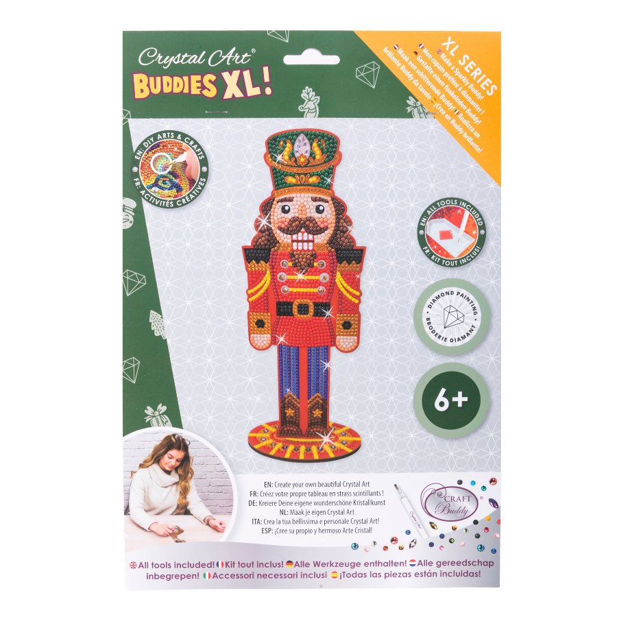 XL Buddy Crystal Art Nutcracker pack 