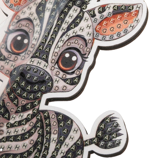 Load image into Gallery viewer, Zebra Crystal Art Wildlife Buddies template
