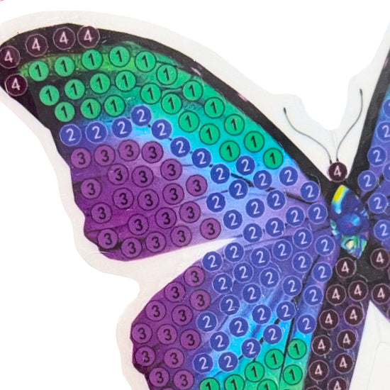 Disco Butterfly - Crystal Art Motifs (With Tools)