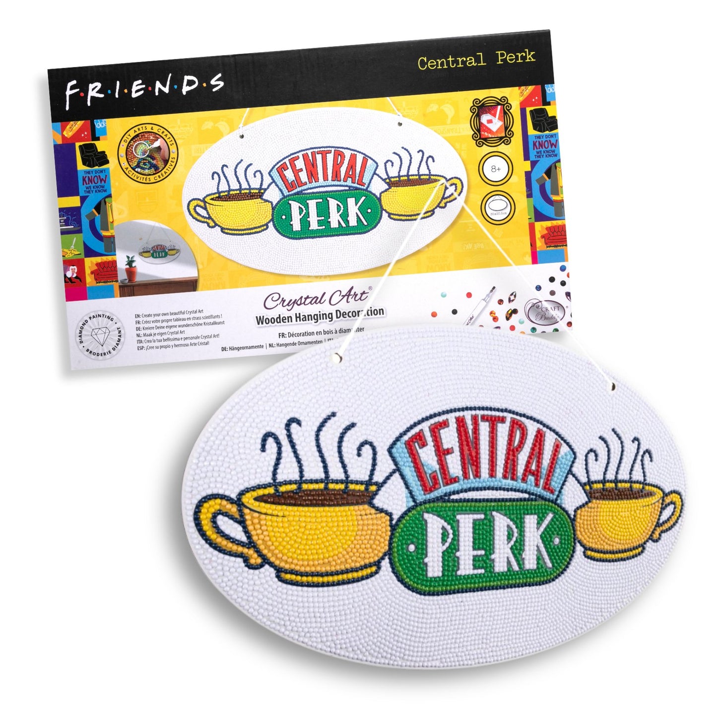 friends central perk crystal art sign 4