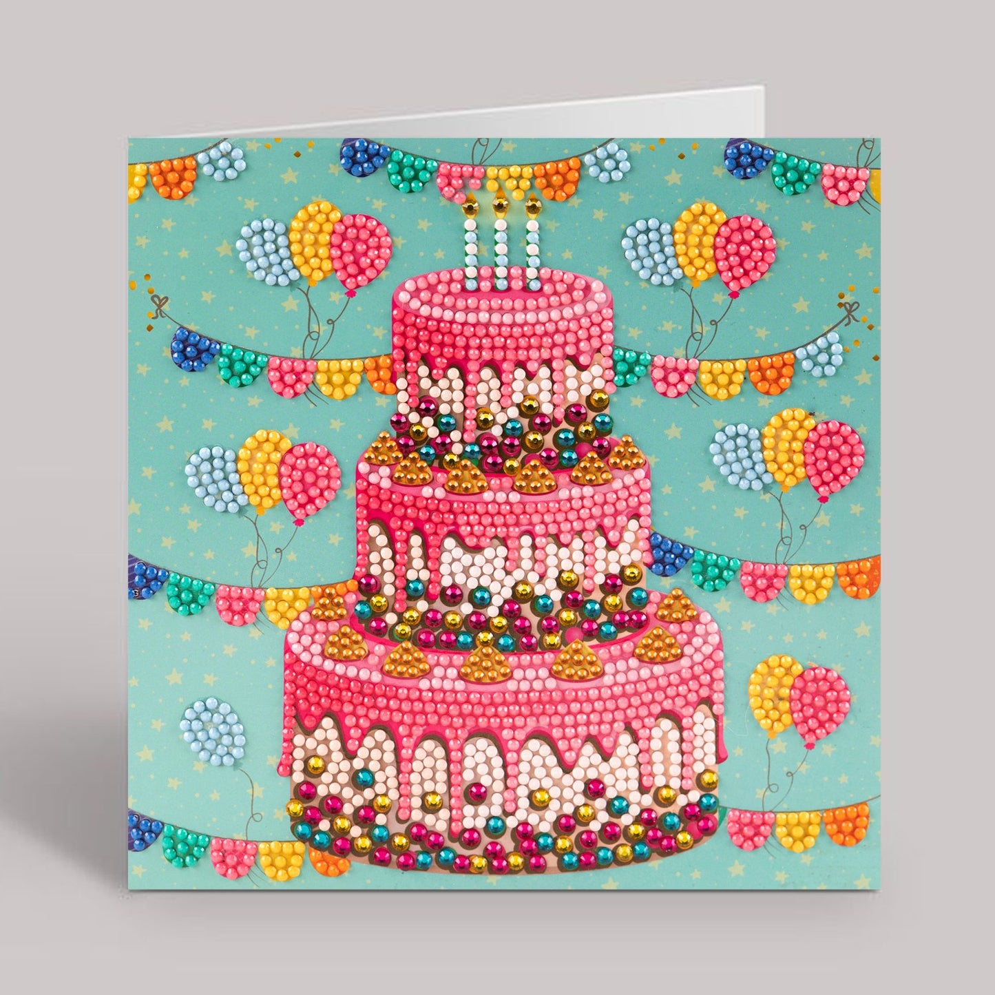 happy birthday crystal art card 1