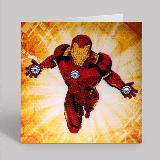 ironman crystal art card