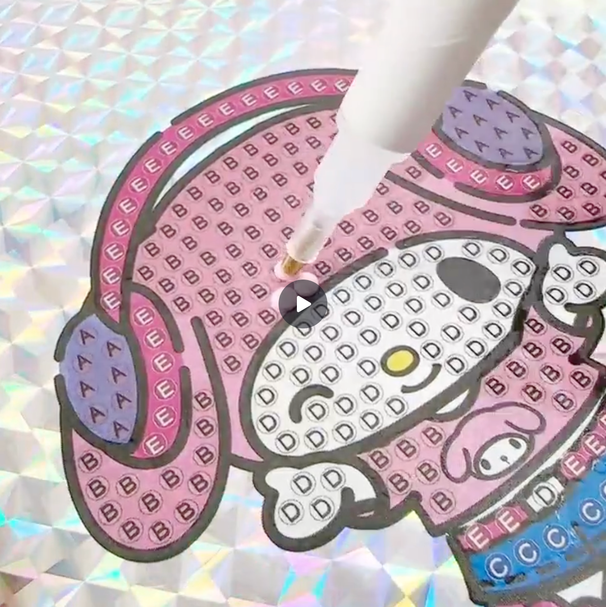 Hello Kitty Diamond Art Album & Stickers