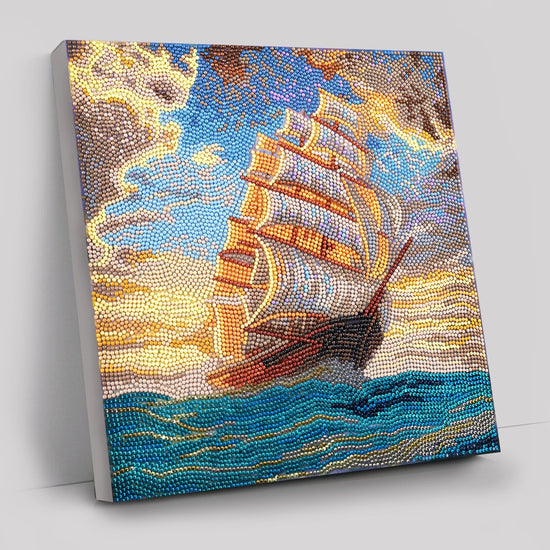 "Courageous Voyage" by Thomas Kinkade Crystal Art Kit 30x30cm