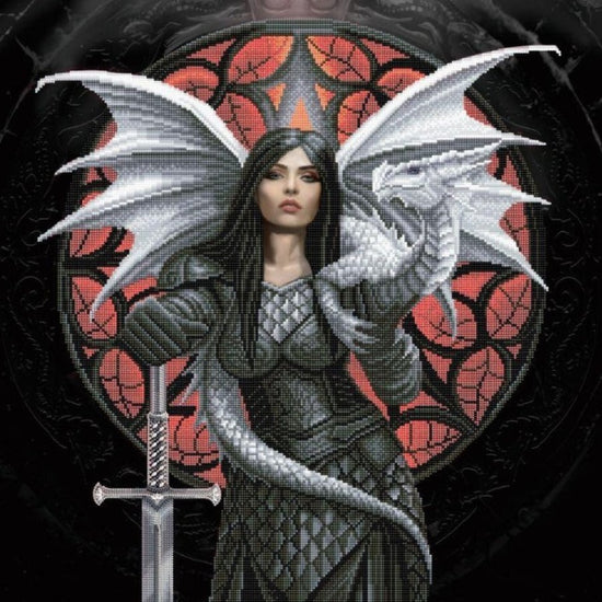 "Valour" by Anne Stokes 70x70cm