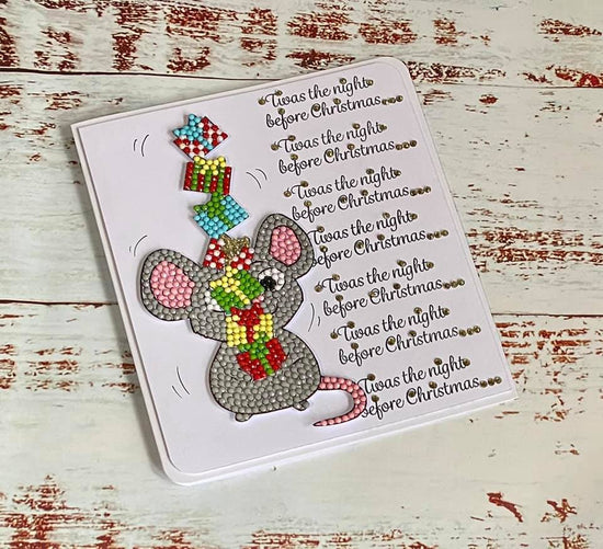 Craft Buddy Crystal Art Squeak the Mouse A6 Stamp Set