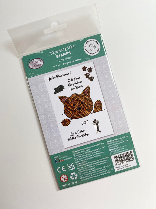 Furry Friends Pet Stamp Collection - Cute Kitten