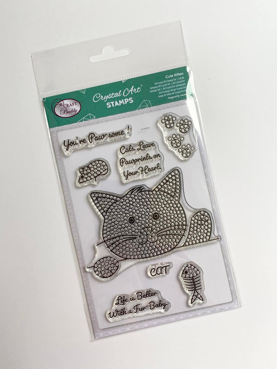Furry Friends Pet Stamp Collection - Cute Kitten