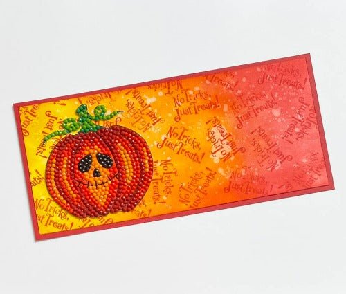 Pedro the Pumpkin - Crystal Art A6 Stamp Set - Art Work