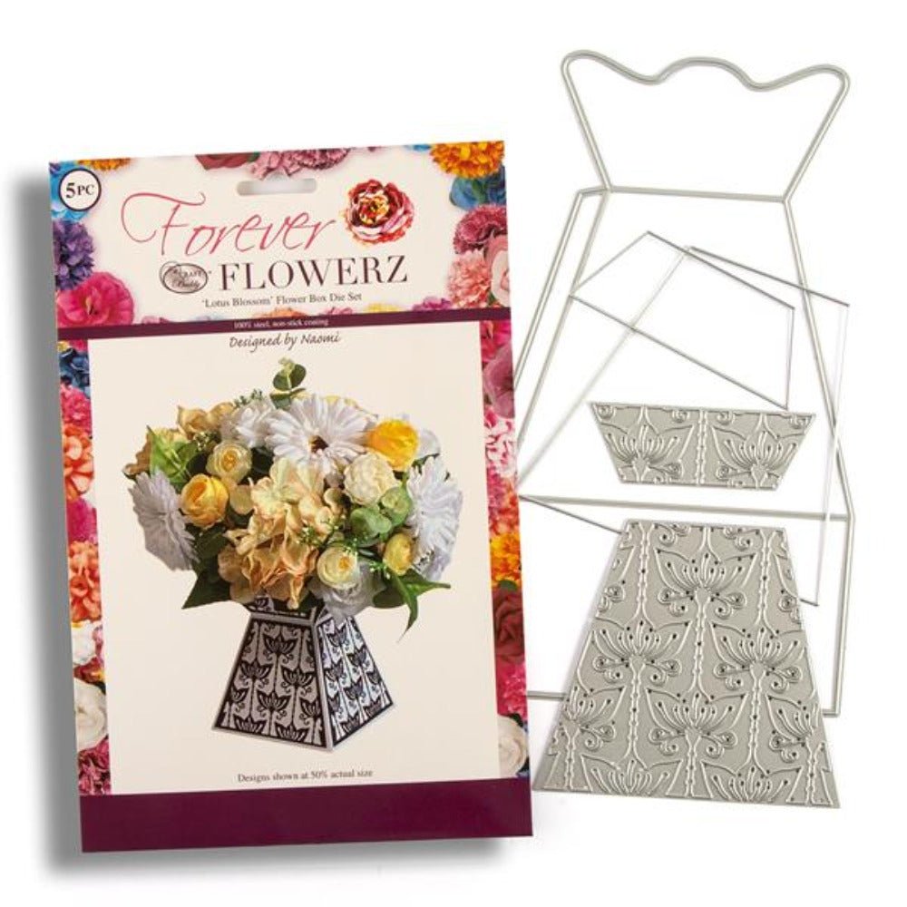 Forever Flowerz Lotus Blossom Flower Box Die Set