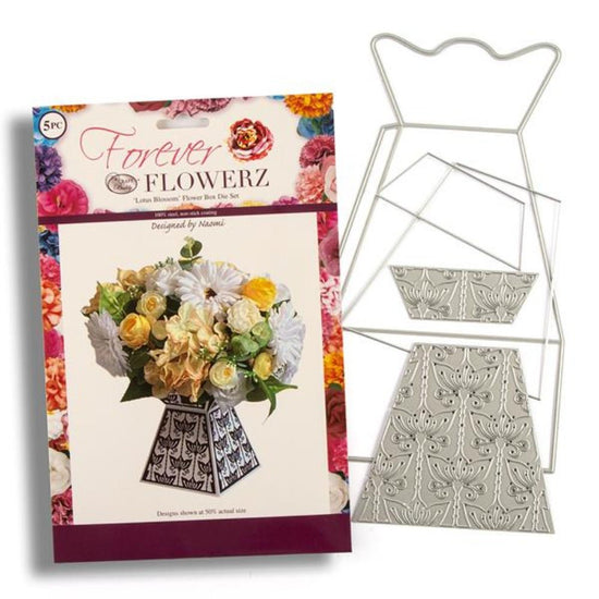 Forever Flowerz Lotus Blossom Flower Box Die Set