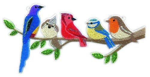 Crystal Art Hanging Wall Decoration- Birds