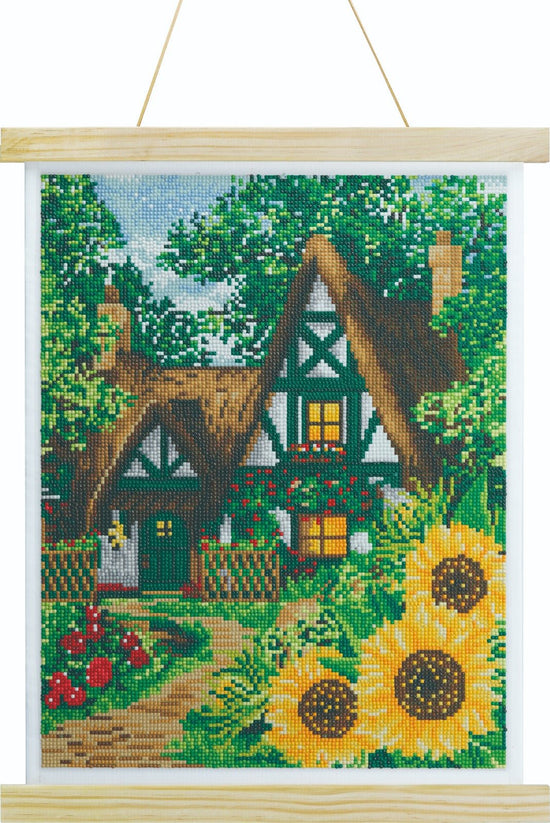 "Woodland Thatch" Crystal Art Scroll Kit 35x45cm