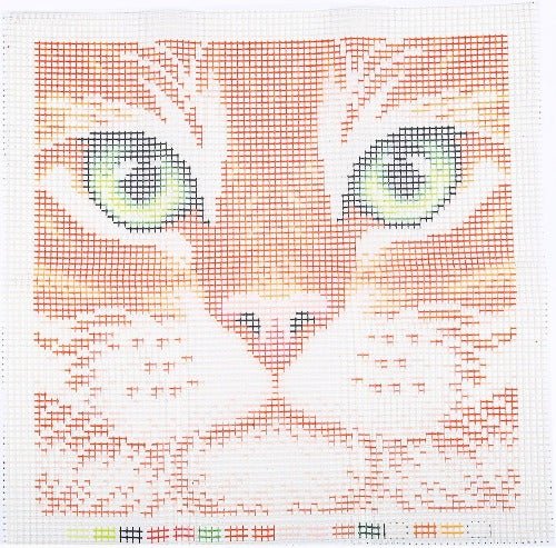 "Ginger Cat" Latch Hook Rug Kit 53.5*53.5cm