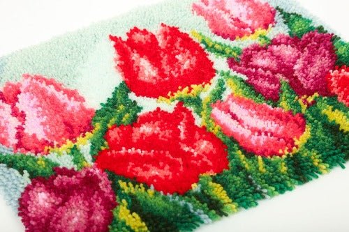 "Tulips" Latch Hook Rug Kit 45*60cm