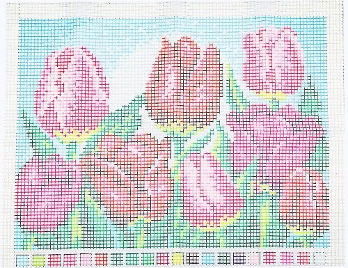 "Tulips" Latch Hook Rug Kit 45*60cm