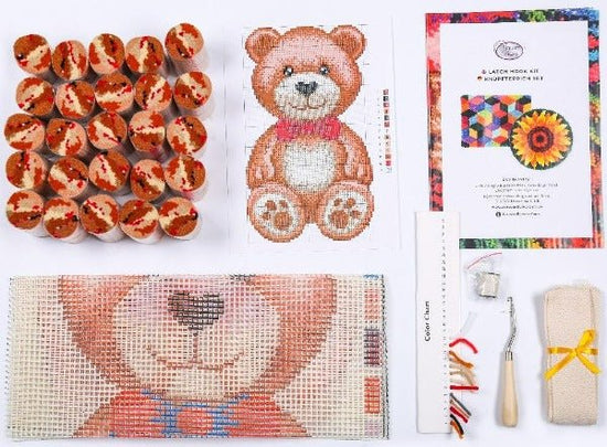 "Teddy" Latch Hook Rug Kit 42*73cm