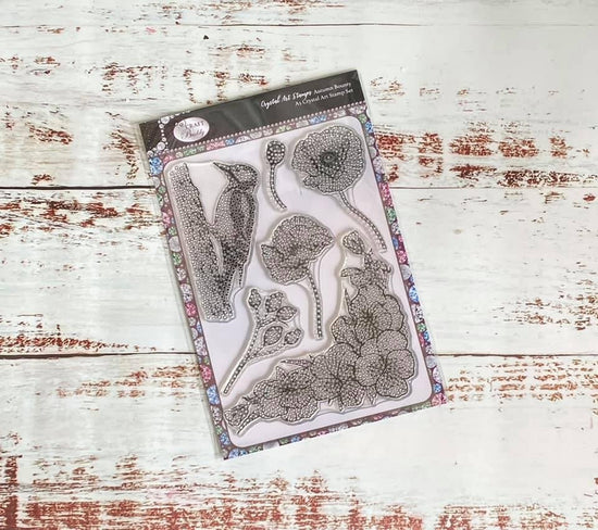 Craft Buddy Crystal Art Autumn Bounty A5 Stamp Set