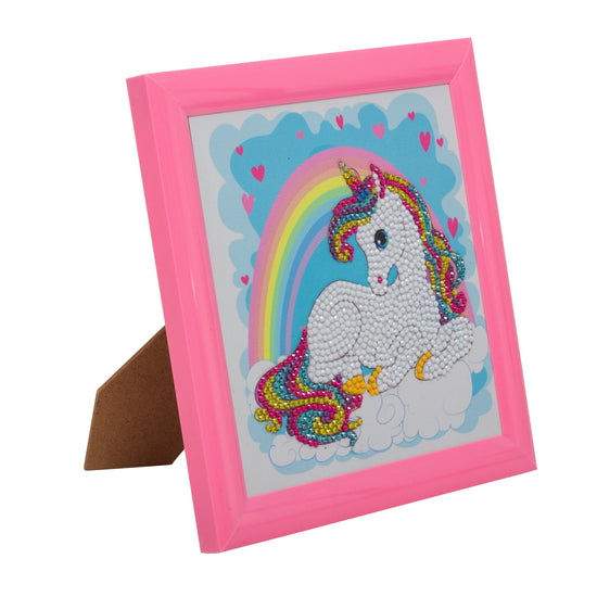 "Unicorn Rainbow" Crystal Art Frameables Kit