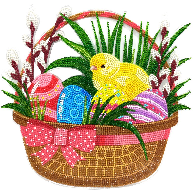 Crystal Art Hanging Basket Kits - EASTER