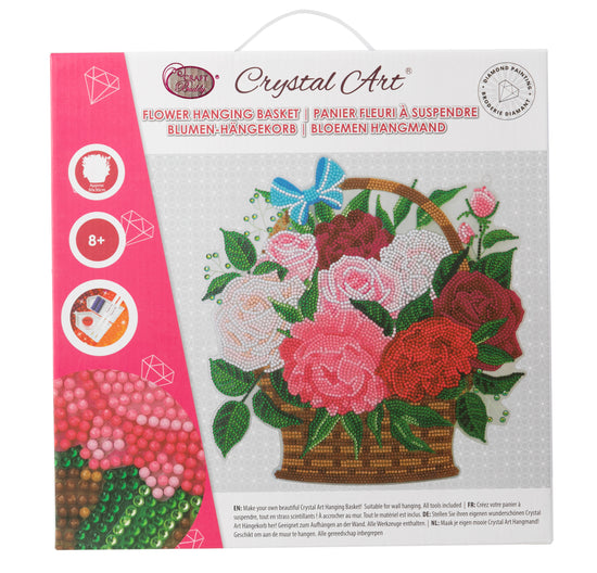 "Spring" Hanging Basket Crystal Art Kit