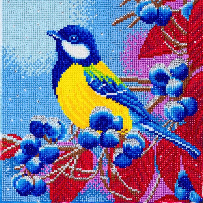 Christmas bird crystal art kit