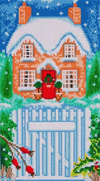 Snowy house part 3 crystal art canvas kit