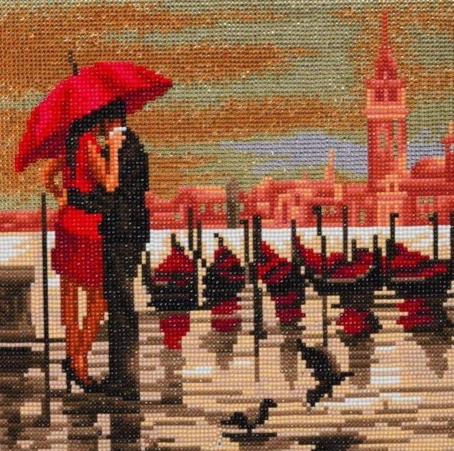 Meet me in venice  crystal art canvas kit