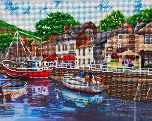 Harbour crystal art canvas kit