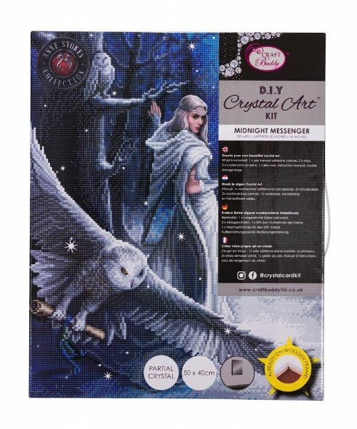 "Midnight Messenger" by Anne Stokes Crystal Art Kit 40x50cm