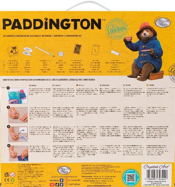 "Paddington & A Letter" 30x30cm Crystal Art Kit