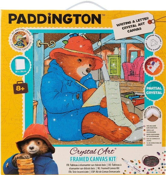 "Paddington & A Letter" 30x30cm Crystal Art Kit