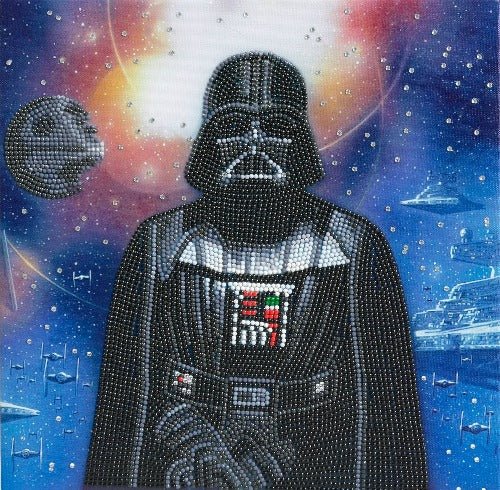 Darth Vader 30x30cm Crystal Art Kit - Front View