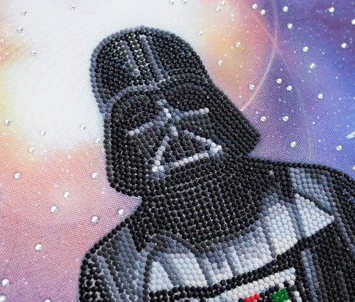 Darth Vader 30x30cm Crystal Art Kit - Close Up