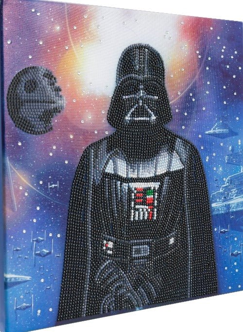 Darth Vader 30x30cm Crystal Art Kit - Side View