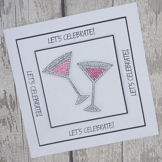 Craft Buddy Crystal Art Stamp Sets - Cocktail Sparkle - CCST12