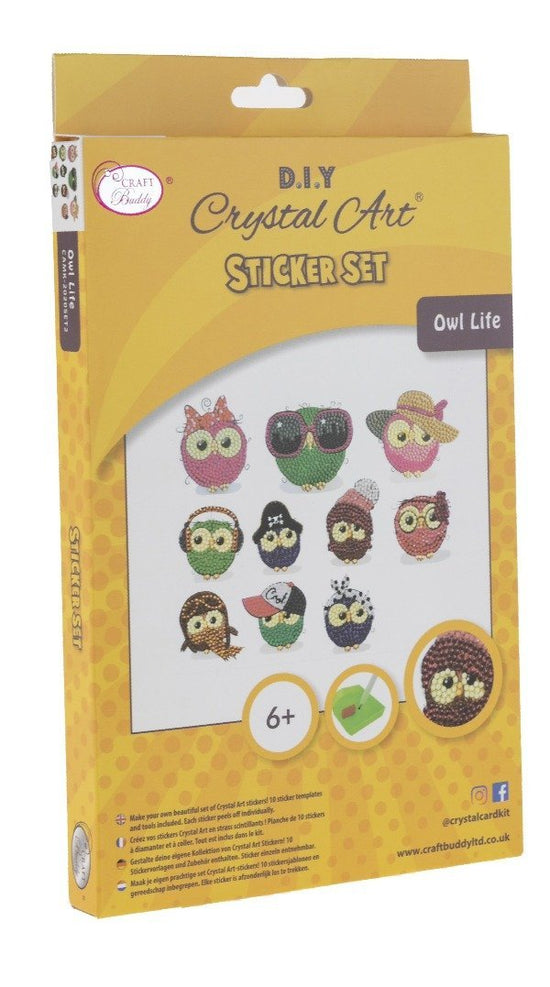 "Owl Life" Sticker Set of 10