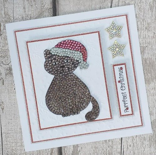 Craft Buddy Festive Friends A5 Crystal Art Stamp Set