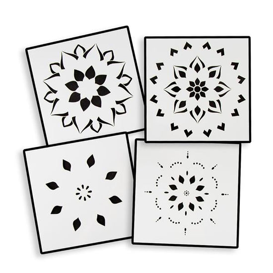 Craft Buddy Premium Embossing Layering Stencils - Magical Mandala