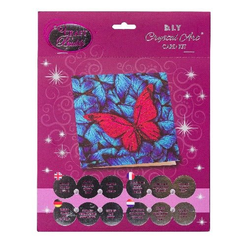 "Butterfly" Crystal Art Card Kit