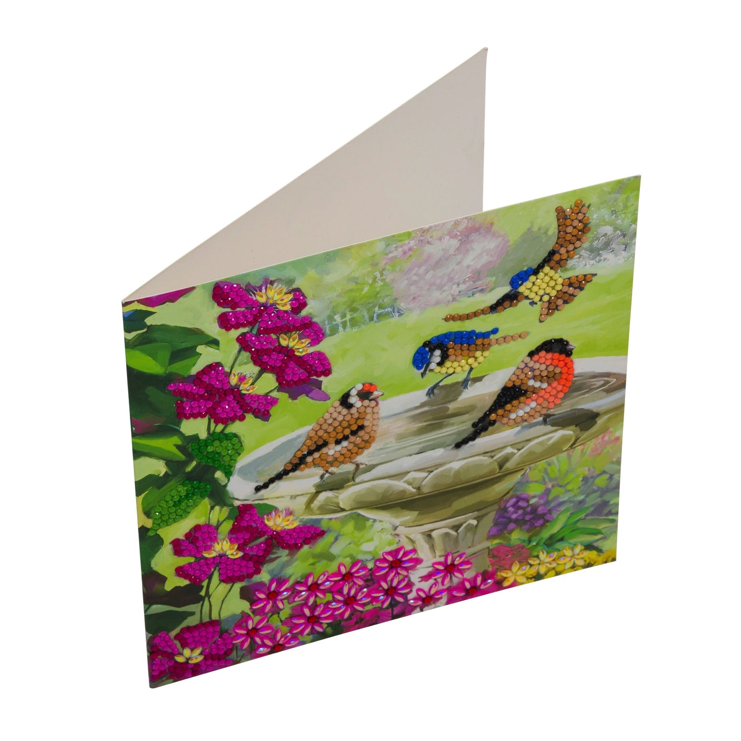 "Birds" Crystal Art Card Kit