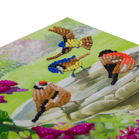 "Birds" Crystal Art Card Kit