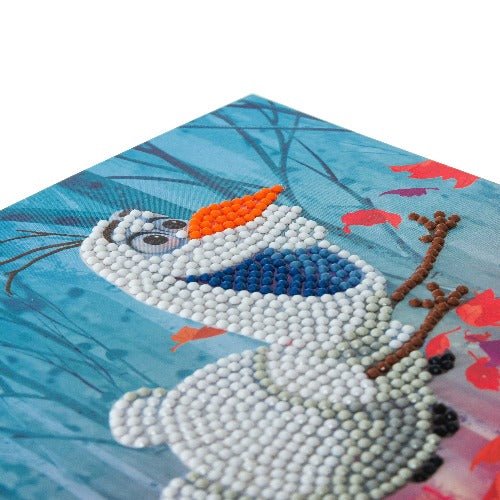 "Floating Olaf" Crystal Art Card 18x18cm